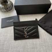 YSL card holder 3 buckles 10x7.5x0.5cm - 2