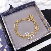 Dior Gold Petit CD Double Bracelet - 1