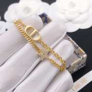 Dior Gold Petit CD Double Bracelet - 4