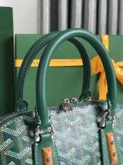 Goyard Vendôme mini bag in green 18.5x10.5x23cm - 6