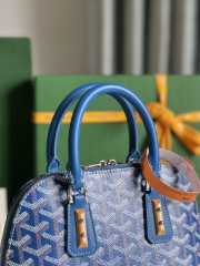 Goyard Vendôme mini bag in blue 18.5x10.5x23cm - 4