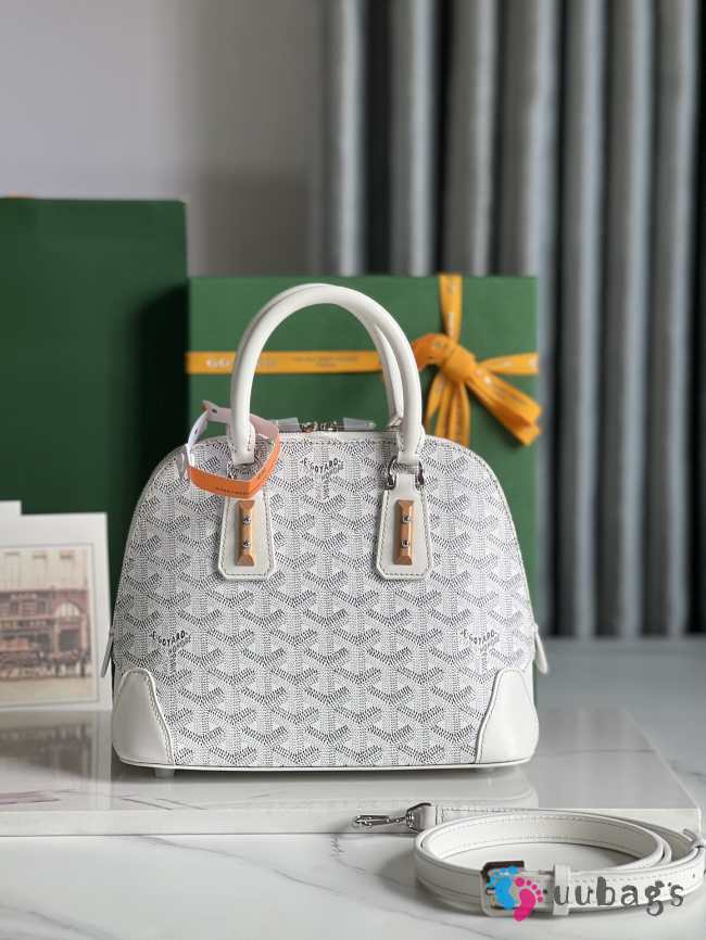 Goyard Vendôme mini bag in white 18.5x10.5x23cm - 1