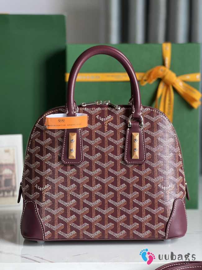 Goyard Vendôme mini bag in burgundy 18.5x10.5x23cm - 1