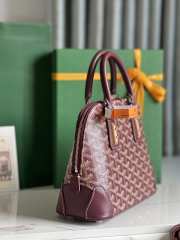 Goyard Vendôme mini bag in burgundy 18.5x10.5x23cm - 5