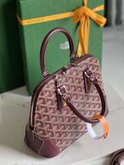 Goyard Vendôme mini bag in burgundy 18.5x10.5x23cm - 3