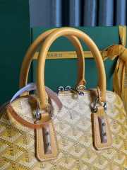 Goyard Vendôme mini bag in yellow 18.5x10.5x23cm - 4