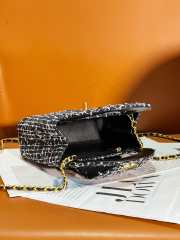 Chanel Clutch With Chain Sequin Embroidered Tweed & Gold Hardware 8.3x12.5x4cm - 5