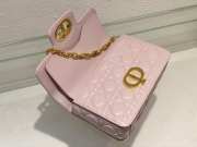 Dior Mini Jolie Top Handle Bag In Light Pink 22x14x8cm - 3