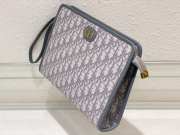 Dior Medium 30 Montaigne Pouch In Gray 26x19.5x7cm - 6