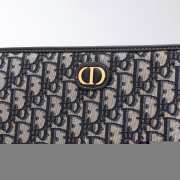 Dior Medium 30 Montaigne Pouch In Black 26x19.5x7cm - 2