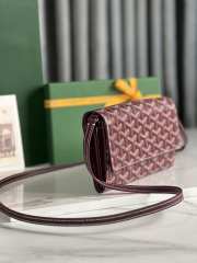 Goyard Varenne continental wallet in burgundy 12x3.3x19cm - 4