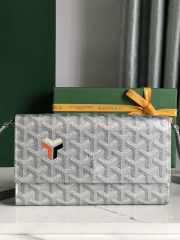 Goyard Varenne continental wallet in white 12x3.3x19cm - 1