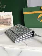 Goyard Varenne continental wallet in white 12x3.3x19cm - 5