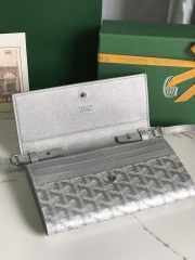 Goyard Varenne continental wallet in white 12x3.3x19cm - 4