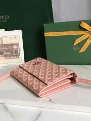 Goyard Varenne continental wallet in pink 12x3.3x19cm - 5