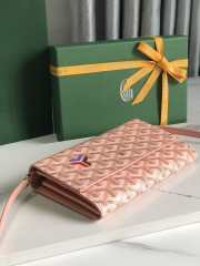 Goyard Varenne continental wallet in pink 12x3.3x19cm - 4