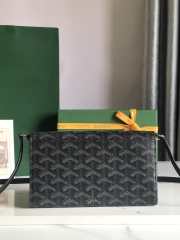 Goyard Varenne continental wallet in black 12x3.3x19cm - 4