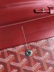 Goyard Varenne continental wallet in red 12x3.3x19cm - 2