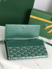 Goyard Varenne continental wallet in green 12x3.3x19cm - 2