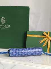 Goyard Varenne continental wallet in blue 12x3.3x19cm - 6