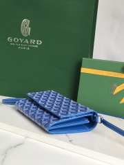 Goyard Varenne continental wallet in blue 12x3.3x19cm - 2