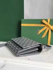 Goyard Varenne continental wallet in grey 12x3.3x19cm - 5