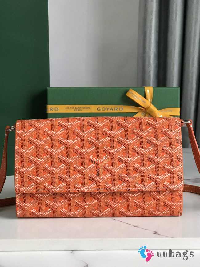 Goyard Varenne continental wallet in orange 12x3.3x19cm - 1