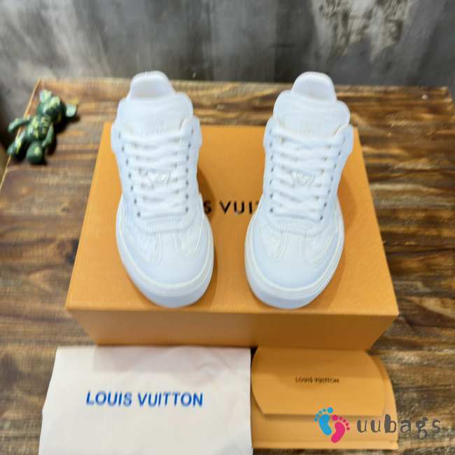 Louis Vuitton 1ACL1S Groovy Platform White Sneaker 4cm - 1