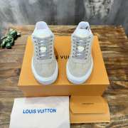 Louis Vuitton Groovy Platform Suede Grey Sneaker 4cm - 1