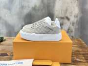 Louis Vuitton Groovy Platform Suede Grey Sneaker 4cm - 2