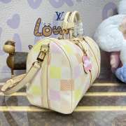 Louis Vuitton N40667 Keepall Bandoulière 50 bag in beige 50x29x23cm - 4