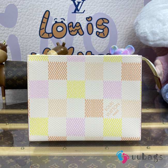 Louis Vuitton N40740 Toilet Pouch Bag In Beige 20x25x5.5cm - 1