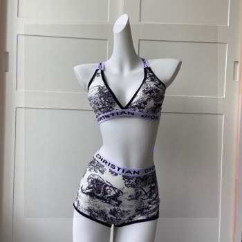 Dior Adore 2 peices swimsuit in black & white