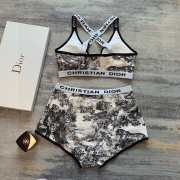 Dior Adore 2 peices swimsuit in black & white - 5