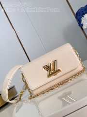 Louis Vuitton M24550 Twist West Bag In White 23.5x12x7cm - 1