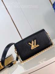 Louis Vuitton M24550 Twist West Bag In Black 23.5x12x7cm - 1