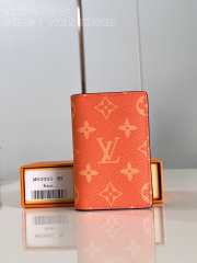 Louis Vuitton M83095 Pocket Organizer In Tangerine 7.5x11.1x1cm - 1