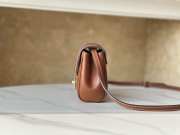 Celine mini 16 soft bag in smooth calfskin brown 16x12.5x6cm - 6