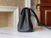 Celine mini 16 soft bag in smooth calfskin black 13x9x6cm - 6