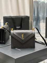 YSL Gaby Satchel in quilted lambskin bag in black 20x14.5x4.5cm - 1