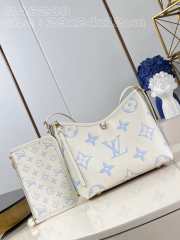 Louis Vuitton M24141 CarryAll PM In Blue/ White Bag 29x24x12cm - 1