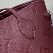 Louis Vuitton M45686 Neverfull MM Tote Bag In Burgundy 32x29x17cm - 5