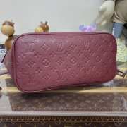 Louis Vuitton M45686 Neverfull MM Tote Bag In Burgundy 32x29x17cm - 4