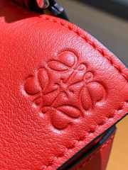 Loewe Mini Puzzle Edge Bag Red 18x8x12cm - 4