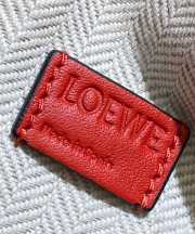 Loewe Mini Puzzle Edge Bag Red 18x8x12cm - 3