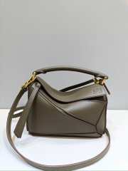 Loewe Mini Puzzle Edge Bag Green Khaki 18x8x12cm - 1