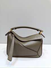 Loewe Mini Puzzle Edge Bag Green Khaki 18x8x12cm - 4