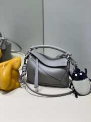 Loewe Mini Puzzle Edge Bag Grey 18x8x12cm - 1