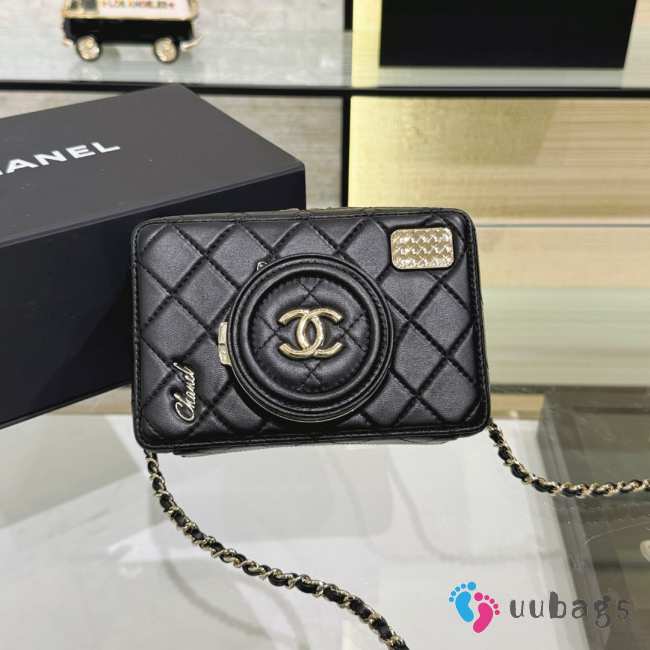 Chanel camera bag in black 11.5x16x6cm - 1