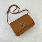 Burberry Mini TB Bag In Brown 20x5.5x12.5cm - 2